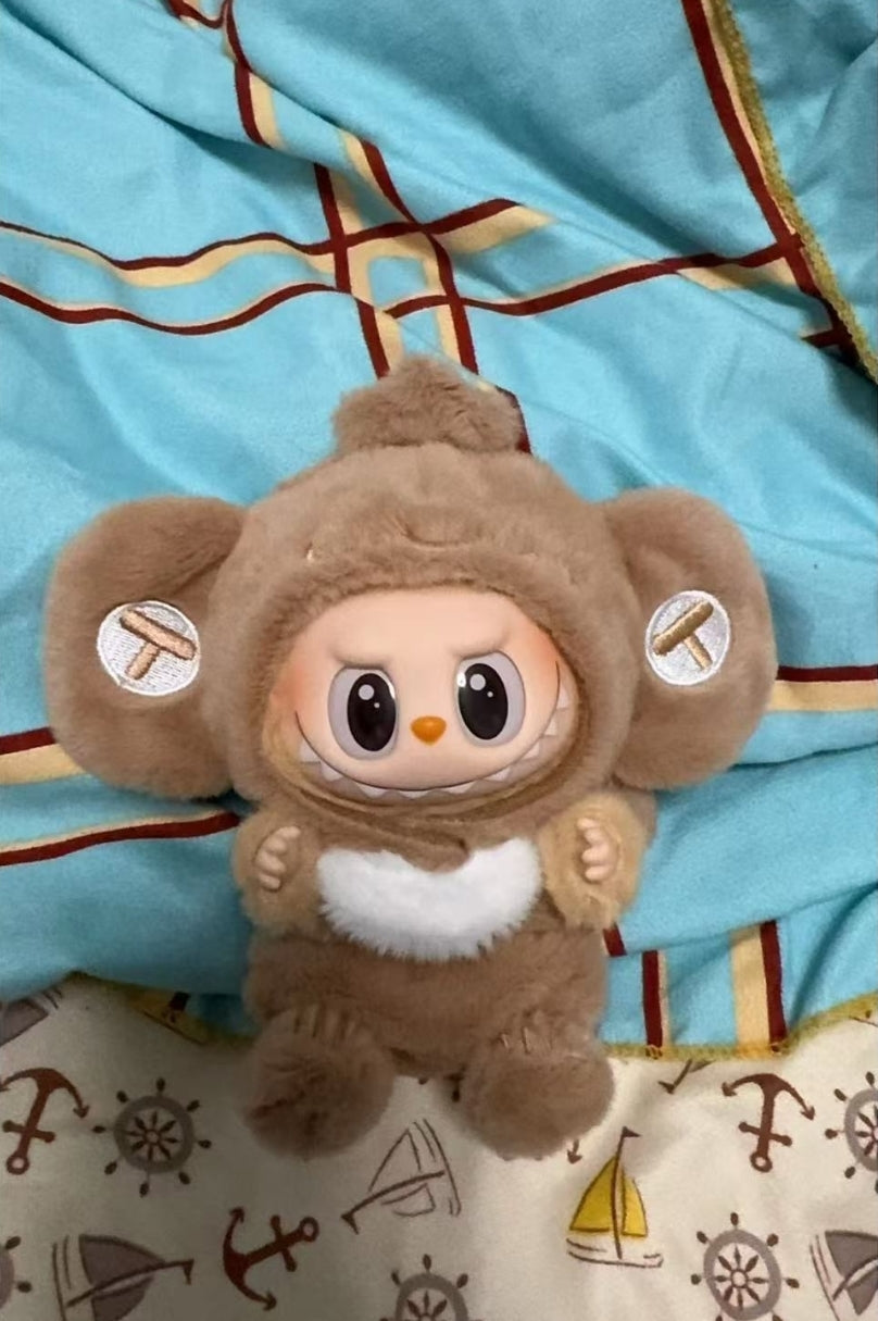 labubu コスチューム付き　正規品 Labubu 17cm Doll Clothes Capybara Cos Suit V1 V2 V3 Outfit