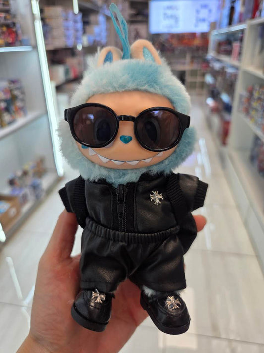 labubu Chrome Hearts five-piece baby clothing set