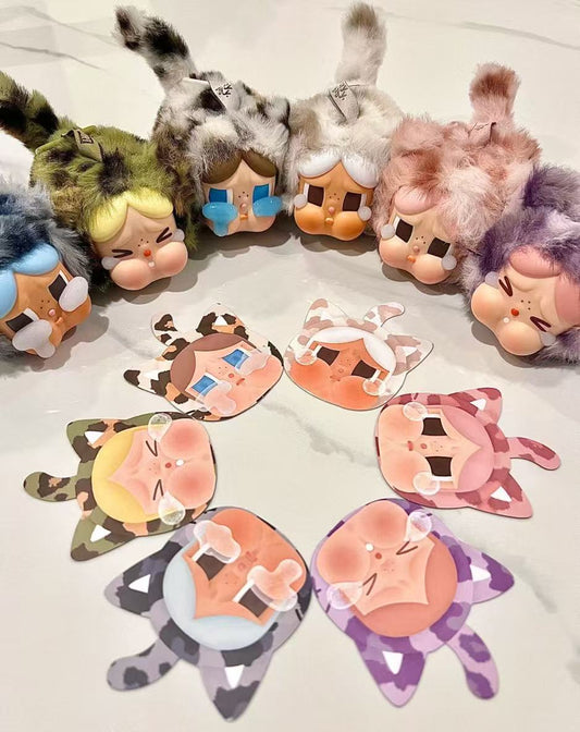 Pop Mart Crybaby Leopard Cat Series Box (Camouflage Cat)