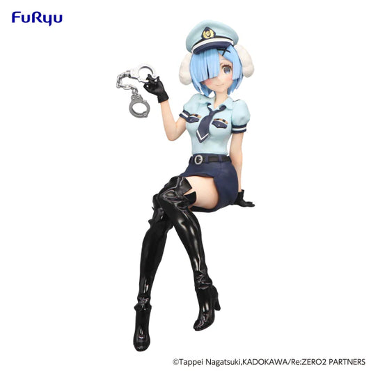 Re:ZERO -Starting Life in Another World- Noodle Stopper Figure -Rem Police Officer Cap with Dog Ears-