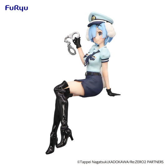 Re:ZERO -Starting Life in Another World- Noodle Stopper Figure -Rem Police Officer Cap with Dog Ears-