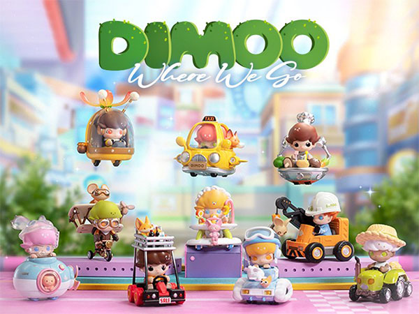 POP MART DIMOO 6種類セット POPMART DIMOO レトロシリーズ まとめ6点セット[8月16日〜9月1