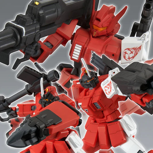 PREMIUM BANDAI HIGH GRADE (HG) HGUC 1/144 RED GIANT 03RD MS TEAM SET