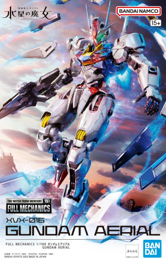 HG - BANDAI - FULL MECHANICS GUNDAM WITCH FROM MERCURY 1/100 XVX-016 GUNDAM AERIAL
