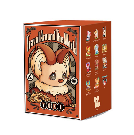 pop mart YOKI around the world series figures