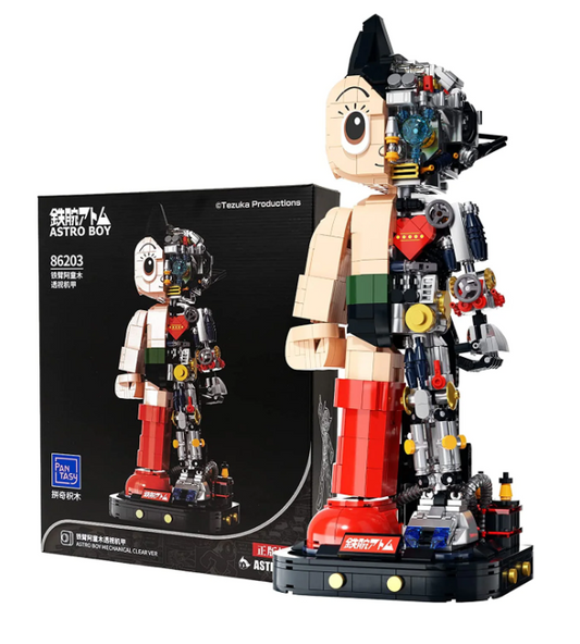 Pinqi building blocks Astro Boy perspective mecha building blocks