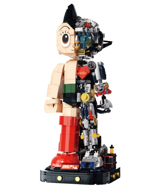 Pinqi building blocks Astro Boy perspective mecha building blocks