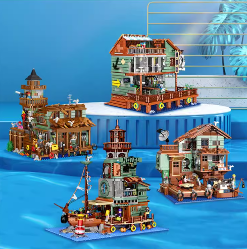 Zhegao Fisherman's Wharf Assembly-2100pcs