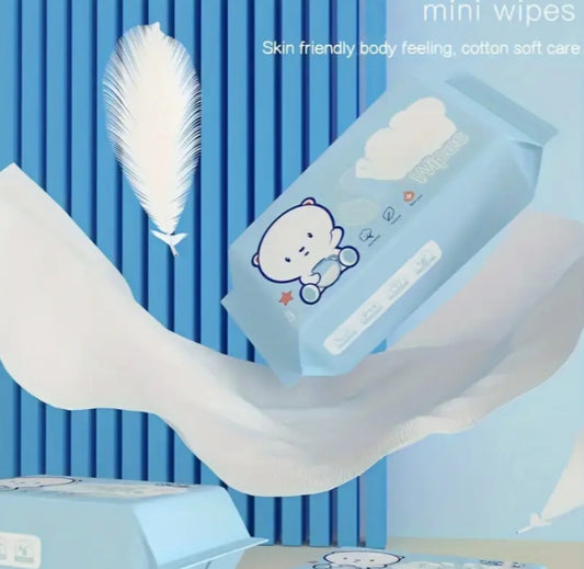 Aysha Ultra Soft Mini Wet Wipes - 10 Pieces