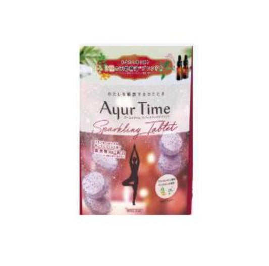 Japanese Basclin Ayurtime Effervescent Tablets Frankincense and Sandalwood Fragrance 40g