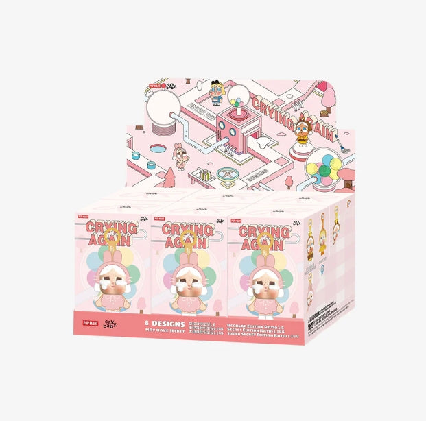 POP MART CRYBABY Crying Again Series Tears Factory Blind Box Open