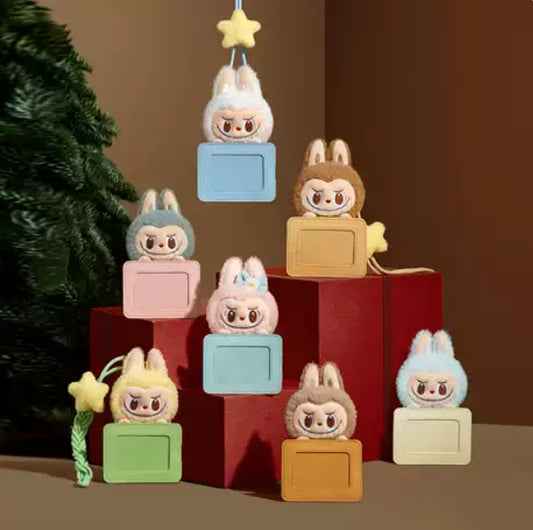 POP MART Labub Shiny Surprise Plush Card Holder Blind Box