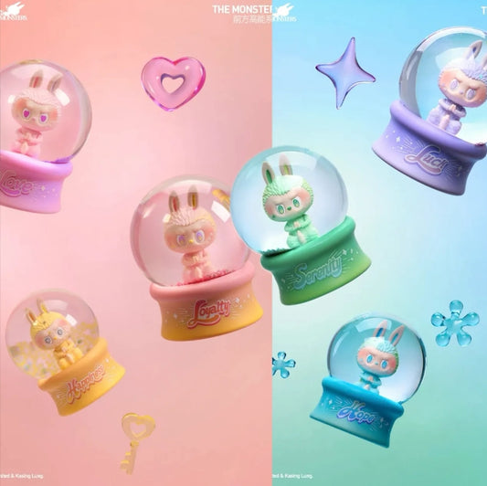 POP MART LABUBU THE MONSTER Three generations of high energy in front-crystal ball series blind box