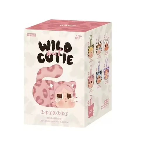 POP MART CRYBABY Leopard Cat Series Vinyl Plush Blind Box Pendant