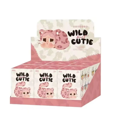 POP MART CRYBABY Leopard Cat Series Vinyl Plush Blind Box Pendant