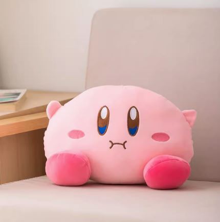 Cute Angry Kirby Car Cushion