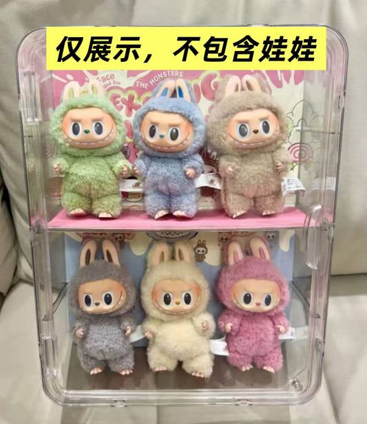 Double-layer labubu display stand