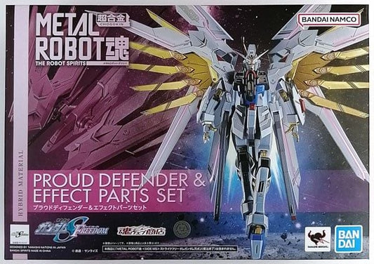 BANDAI Tamashii PROUD DEFENDER & EFFECT PARTS SET "GUNDAM SEED FREEDOM", TAMASHII NATIONS METAL ROBOT SPIRITS