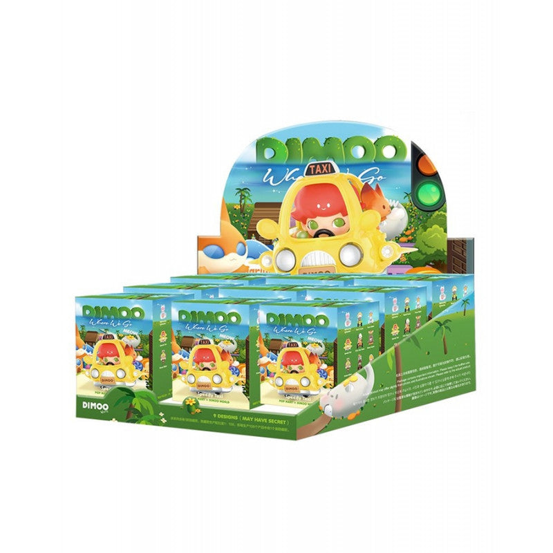 POP MART x DIMOO DIMOO Where to go series blind box figures POP MART x DIMOO DIMOO Where to go series blind box figures