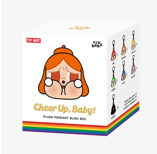 POP MART CRYBABY cheer up plush pendant blind box