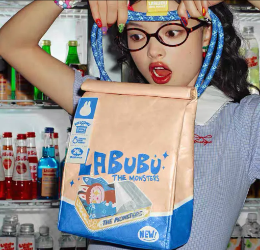 POP MART THE MONSTERS LABUBU Strange Convenience Store Series-Messenger Bag