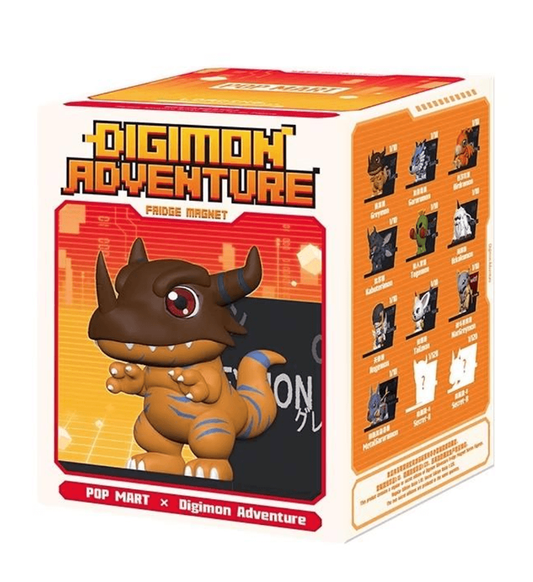 POP MART Digimon Fridge Magnet Series Figure Blind Box