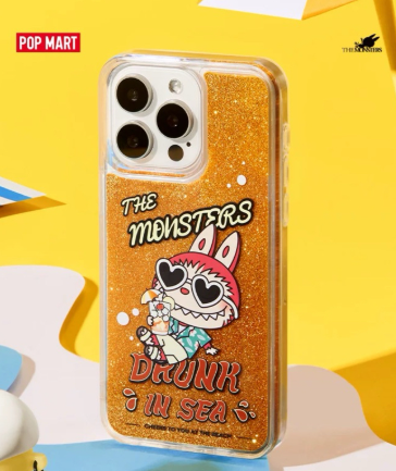 POP MART the monsters Drunk in love at the seaside series mobile phone case-15pro