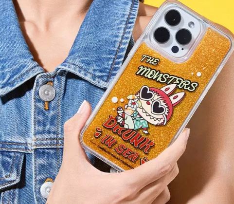 POP MART the monsters Drunk in love at the seaside series mobile phone case-15pro