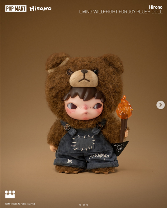 POP MART HIR0NO Ono Fights for Joy Plush Doll