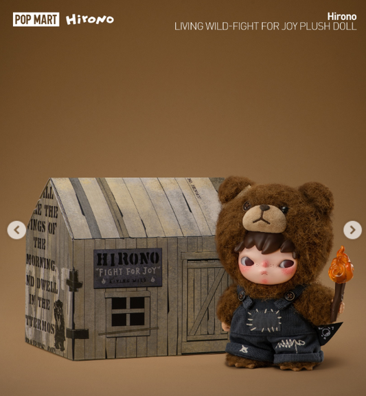 POP MART HIR0NO Ono Fights for Joy Plush Doll
