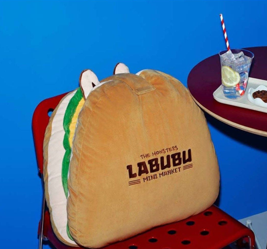 POP MART The Monster Labubu Strange Convenience Store Series Sandwich Pillow