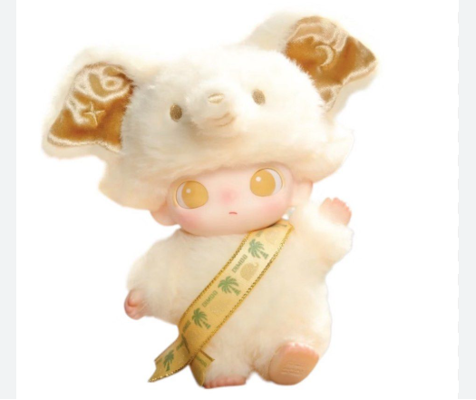 POP MART Thailand Limited Edition DIMOO White Elephant Series Enamel Hanger Pendant