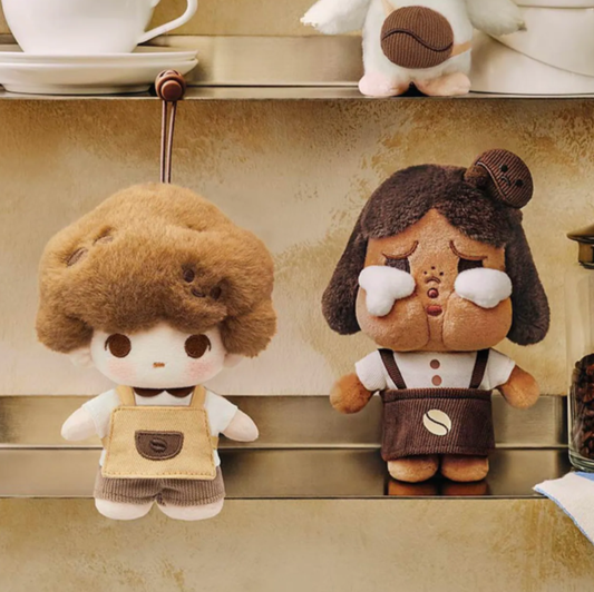 POP MART Coffee Factory Series Plush Pendant (Blind Box and Open Box)