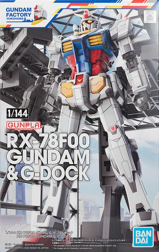 YOKOHAMA GUNDAM FACTORY 1/144 RX-78-F00 GUNDAM AND GUNDAM DOCK