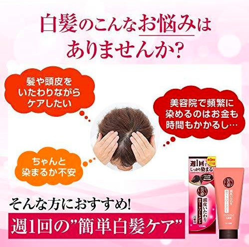 Japan ROHTO 50 Megumi Black Hair Conditioning Hair Dye