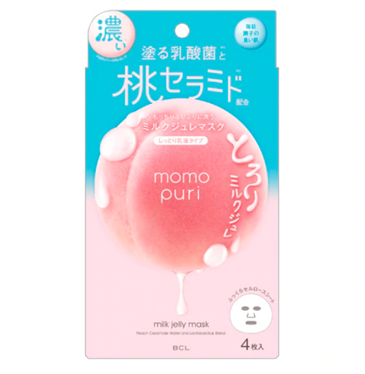 日本BCL MOMO PURI乳酸菌果冻面膜-(两款可选）