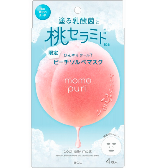 Japan BCL MOMO PURI Lactic Acid Bacteria Jelly Mask-(Two options)