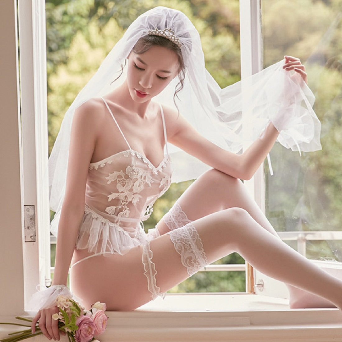 Sexy bride transparent lace wedding dress cos Sapere Aude Inc| Sexy bride transparent lace wedding dress cos Sapere Aude Inc|
