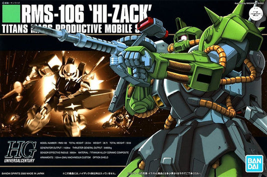 HIGH GRADE (HG) HGUC 1/144 RMS-106 HI-ZACK