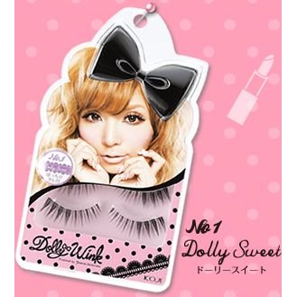 KOJI Dolly wink fairy fur false eyelashes