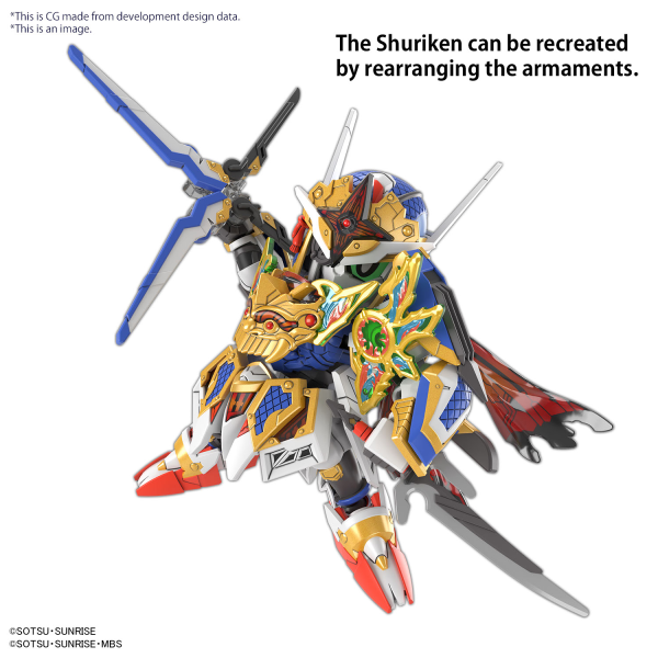 [Pre-Order\ETA Q2 2024] BANDAI SDW HEROES ONMITSU GUNDAM AERIAL