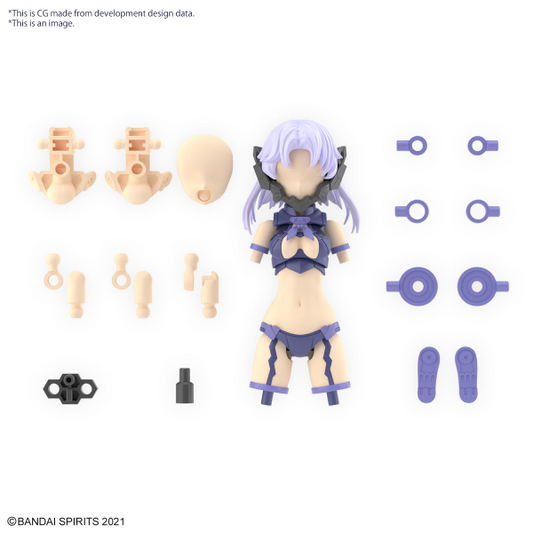 BANDAI 30MS OPTION PARTS SET 11 (FANG COSTUME) [COLOR A]