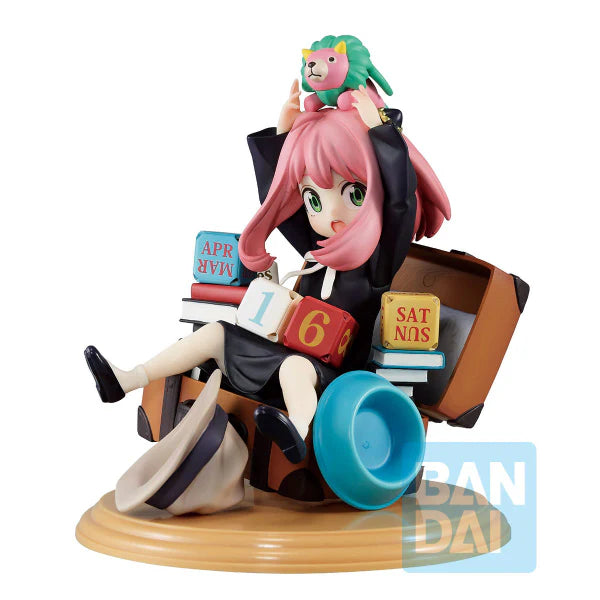 Bandai Spirits Ichibansho Figure Anya Forger with Block Calendar (Mission Start! ver.1.5) "Spy X Family"