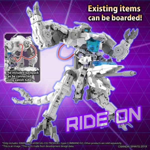 BANDAI 30MM 1/144 eEXM GIG-C02 PROVEDEL (type-COMMAND 02)