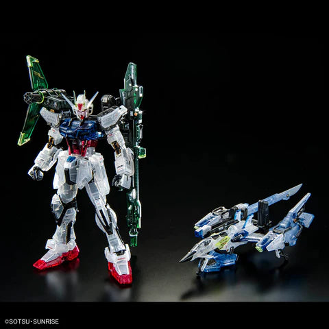 RG Limited - Bandai - Aile Strike Gundam & Skygrasper + Sword / Launcher [Clear Colour Set]
