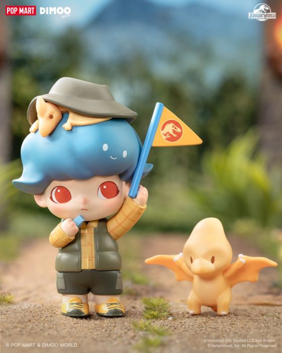 POP MART DIMOO Jurassic World Jurassic World series blind box figures