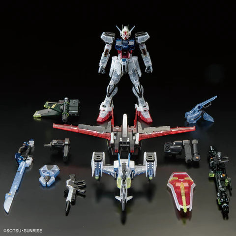 RG Limited - Bandai - Aile Strike Gundam & Skygrasper + Sword / Launcher [Clear Colour Set]