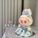 labubu blue or purple baby clothes four-piece set - (two optional)