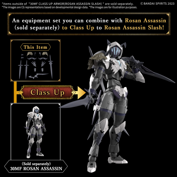 30MF - BANDAI HOBBY CLASS UP ARMOR(ROSAN ASSASSIN SLASH)