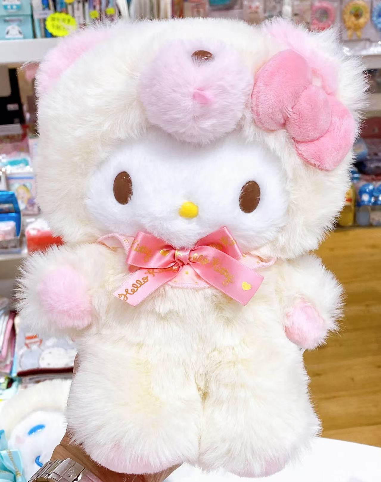 Sanrio White Bear Series Doll Hello Kitty